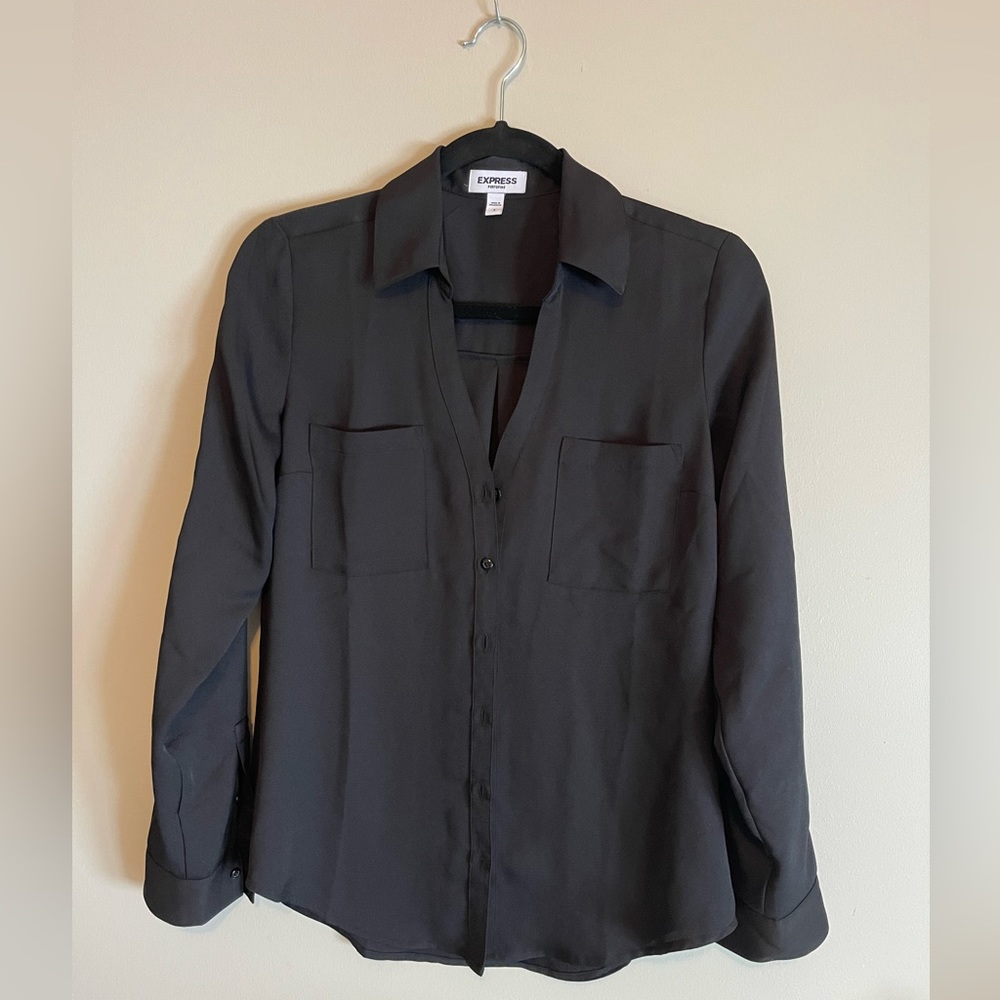 Express - Black Blouse
